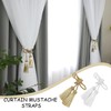 CQQNIU 2 Pairs Of Tassel Curtain Ties, Simple Curtain Ties,