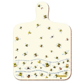Buzzing Bees - Emma Ball Colourful Mini Kitchen Chopping Board - 23.5cm