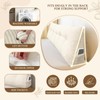 PITCTCHIC Headboard Pillow King, Triangular Pillow Headboard Bed Wedge Pillows