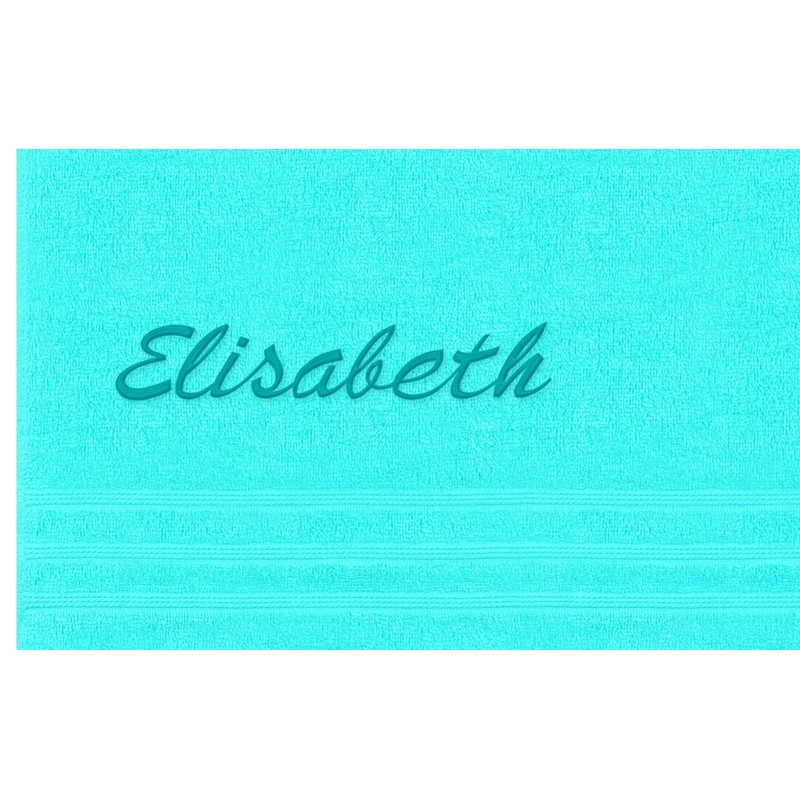 Lashuma Shower / Sauna Towel Embroidered with Choice of Name,