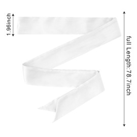 obmwang Women's Wedding Sash Belt Ribbon Satin Scarf Waist Belts for Special Occasion Dress Bridal Sash Belt 1.96'' Wide