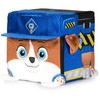 Rubble & Crew Stuffed Animals, Wheeler, 4-Inch Cube-Shaped Plush Toy
