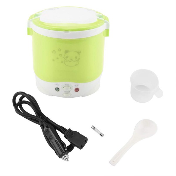 1L Mini Rice Cooker 12v Electric Lunch Box Portable Travel