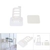 4 Hole Clothes Rack, Plastic Wall Mounted Clothes Storage Rack