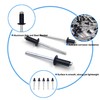 BESTYCHAO 100pcs Aluminium Blind Rivet, Open End Rivet Pop Rivet,