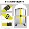 Luggage Straps for Suitcases Travel Belt Suitcase Strap, Heavy Duty