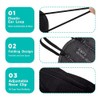 LEMENT 50pcs KN95 Face Mask Black 5 Layer Cup Dust