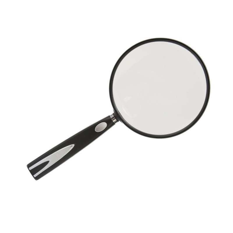 Handheld Magnifying Glass 2X 4X Handheld Reading Magnifier Skid Resistance