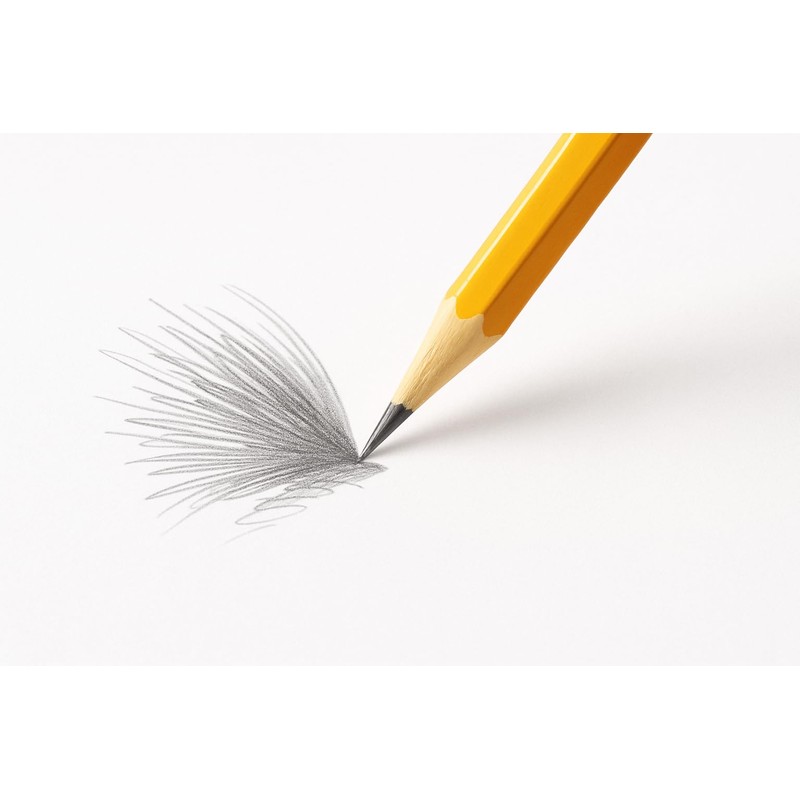 50 Pack HB Pencils – Yellow Wood Pencils with Erasers