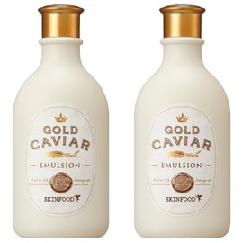 Skinfood Gold Caviar EX Emulsion, 145ml, 2 pieces / 스킨푸드 골드 캐비어 이엑스 에멀전, 145ml, 2개