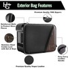 Herb Guard Leather Large Case with Combination Lock (Holds 2