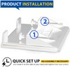 OBEST Bedside Table Shelf, Bedside Table Shelf for Bed, Bedside