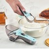 Adjustable Measuring Cups and Spoons Set,Kitchen Tool Plastic Scoop Measuring