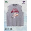 Who Cares? Get Money Chasing Graphic Washed Vest US Warehouse