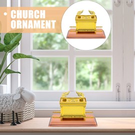 SEWACC Ark of Religious Statue Ark of Replica Model Ark of The God Ornament for Religious Judaica Spiritual Decor