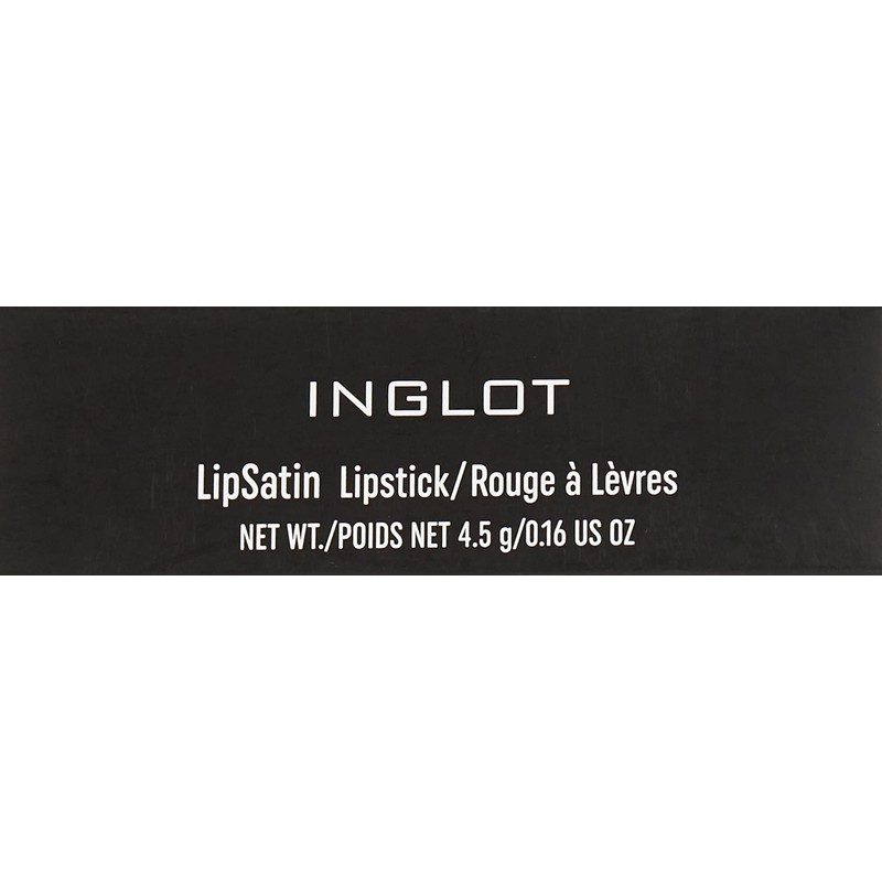 Inglot LipSatin Lipstick, Excellent Coverage, Makes Lips Smooth, Well Nourished