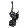 Legendary Silver Sorcerer Dragon Carrying Orb and Sword Letter Opener
