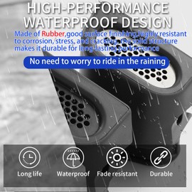 WOOGA Air Filter Guard Trim Cover Intake Box Clean Air Filter Cover Air Flow Duct Cover for Honda Hunter Cub CT125/Trail125 CT-125 Trail-125 2020-2025 (JA55/JA65) (Black)
