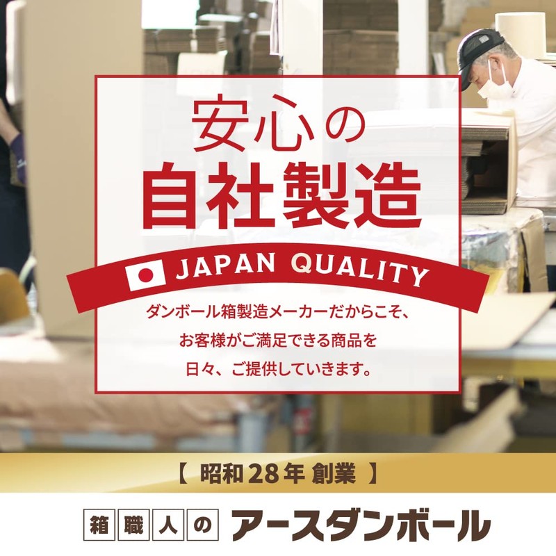アースダンボール 段ボール 郵送用 箱 A4 厚み2cm ジッパー付 10枚セット ID0082