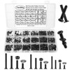 FandWay 900Pcs Bolts and Nuts Set,M2 M2.5 M3 Countersunk Machine