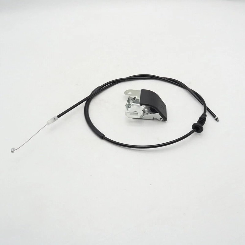 Hood Lock Latch Release Cables and Handle Lever Set For