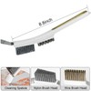 Multifunctional Cleaning Brush with Nylon & Wire Brush and Cleaning