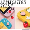 4 Pack Cute Peach & Strawberry Thumb Grip Caps -