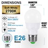 ILC RGB LED Light Bulb, Color Changing Light Bulb, 40W