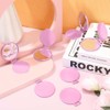 Espejo de Bolsillo, 50 Piezas Mini Espejo para Maquillaje Rosa