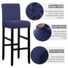 Lellen Bar Stool Covers Set of 2,Stretch Washable Bar Stool