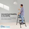 SIMPLI-MAGIC 3-Step Ladder, 800 LBS Capacity Folding Step Stool –