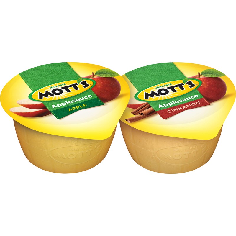 Mott's Apple & Cinnamon Variety Pack Applesauce, 4 oz cups,