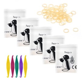 5/16 Inch Orthodontic Elastic Rubber Bands, 500 Pack, 4.5 Ounce Small Rubberbands with Elastic Placer for Braces, Used for Crooked Teeth, Tooth Gaps, Hairbands, Braids and Dreadlocks