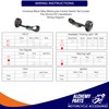Universal Motorbike Switchgear Control Kit for 22mm 7/8" Handlebars -