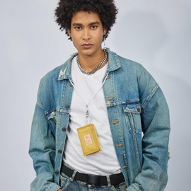 Rough Enough Kids Wallet for Boys Girls Preppy Teen with Neck Lanyard Keychain Canvas Mustard Yellow