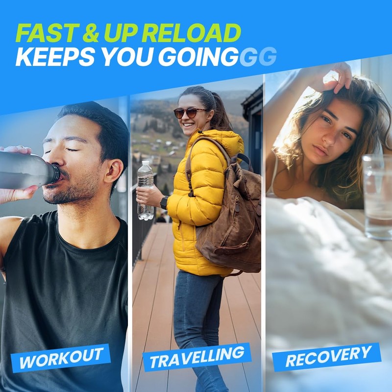 Fast&Up Reload – Orange + Caffeine Flavour – 80 Effervescent