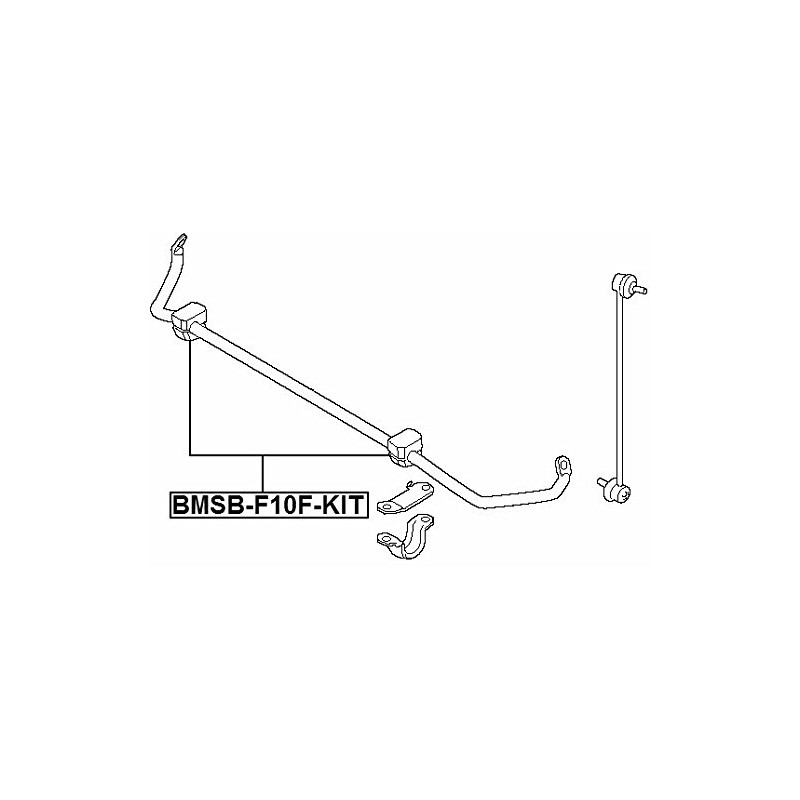 Febest BMSB-F10F-KIT - Stabiliser Bearing