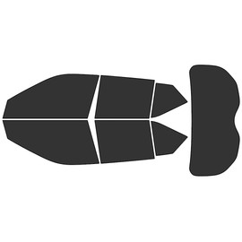 Rvinyl Window Tint Kit Compatible with Nissan Kicks 2018-2024 - Complete Precut Kit - 20%