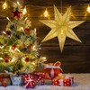 Illuminated Christmas Star, 45 cm, 3D Foldable Paper Star, Hanging