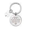 CGBOOM Keychain Thanksgiving Day Birthday Christmas Gifts Parting Gifts Stainless