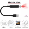 Importeek Mini Lampara Proyector Usb Luz Led Flexible Portatil Noche