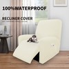 Easy-Going 4 Pieces 100% Dual Waterproof Recliner Cover Stretch Soft