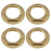 eMagTech 4PCS 1/2 Inch BSP Flanged Back Nut Brass Tap