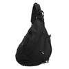 Large Black Sling Bag Waterproof Sling Backpack Oxford Fabric Outdoor