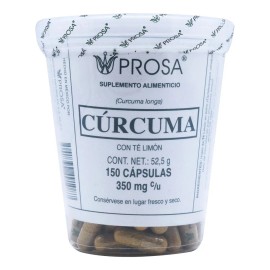 Curcuma Prosa® 150 Cápsulas Antioxidante Natural Sabor Curcuma