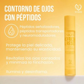 Beauty Creations - Skin Refresh  Reset - Crema Contorno De Ojos Con Péptidos, Vegana - 14 ml