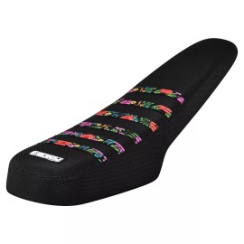 Enjoy Mfg Super73 Z-Series Z1, ZX, Z Miami eBike Seat Cover - BLACK w/ ALOHA Ribs #378