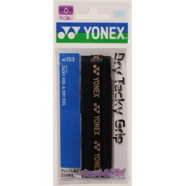 YONEX Badminton Grip Tape, Dry Tacky Grip, Black (007), AC15330