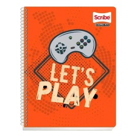 2 Cuadernos Profesional Pasta Dura 200 Hjs Rayado A Color Cuadro Chico 5mm                                                                            