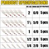 Bucktail-Jigs-Saltwater-Hair-Jigs-Head -Fishing-Lures-Assorted Kit